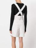 buckle detail dungarees