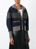zipped knit jacket 