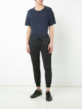 pleated track pants 