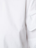 ribbon sleeve crop top