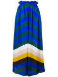 flared stripe trousers