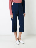 straight cropped pants 