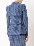 checked blazer