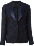 floral jacquard blazer