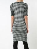 gingham plaid tweed dress