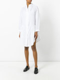 mid-length shirt dress