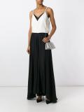 flared maxi skirt