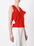 ruffled detail tank