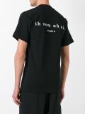 printed face T-shirt