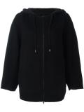zip up hooded cardigan