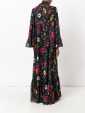 floral print v-neck dress