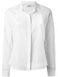 band collar shirt