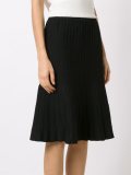knit flared skirt