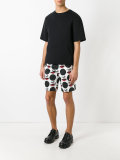 face print bermuda shorts 