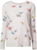 butterfly print jumper