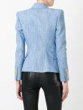 denim woven blazer