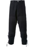 tapered cropped trousers