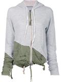 zipped hoodie