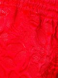 floral embossed shorts