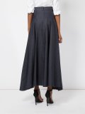 draped swing skirt