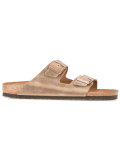 buckled slip-on sandals