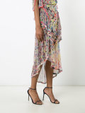 printed asymmetric skirt 