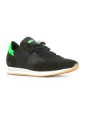 neon detailing lace-up sneakers
