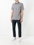 pattern short sleeve shirt