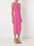 asymmetric hem midi dress