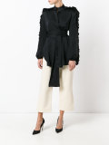 wide-legged cropped trousers