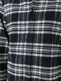 cropped outside flannel shirt