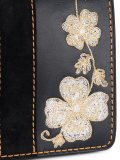 embroidered flower crossbody bag