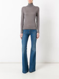 turtleneck knit top