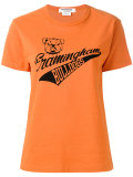 bulldog print T-shirt