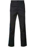 'DK' trackpant stripe trousers