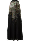 floral print maxi skirt 