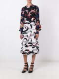 multi print dress