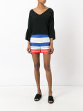 open-back blouse