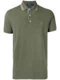 embroidered logo polo shirt 