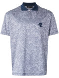 patterned polo shirt