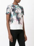 bird print T-shirt 