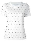 silver-tone studded T-shirt