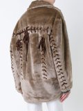 lace up biker jacket