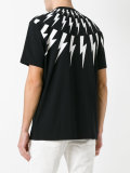 lightning print T-shirt