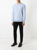 ribbed trim sweatshirt 