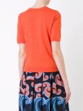 intarsia knitted top
