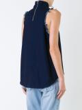 'Raw Halter'罩衫