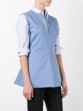 flared sleeveless top