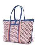geometric print tote