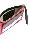 colour block clutch